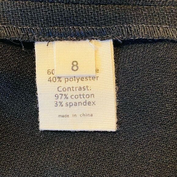 L'agence Sheath Black White Bodice Colorblock Dress Size 8 - Picture 6 of 7